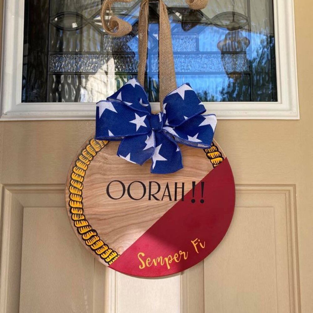 Custom Welcome Wood Door Sign - Picture 6 of 16